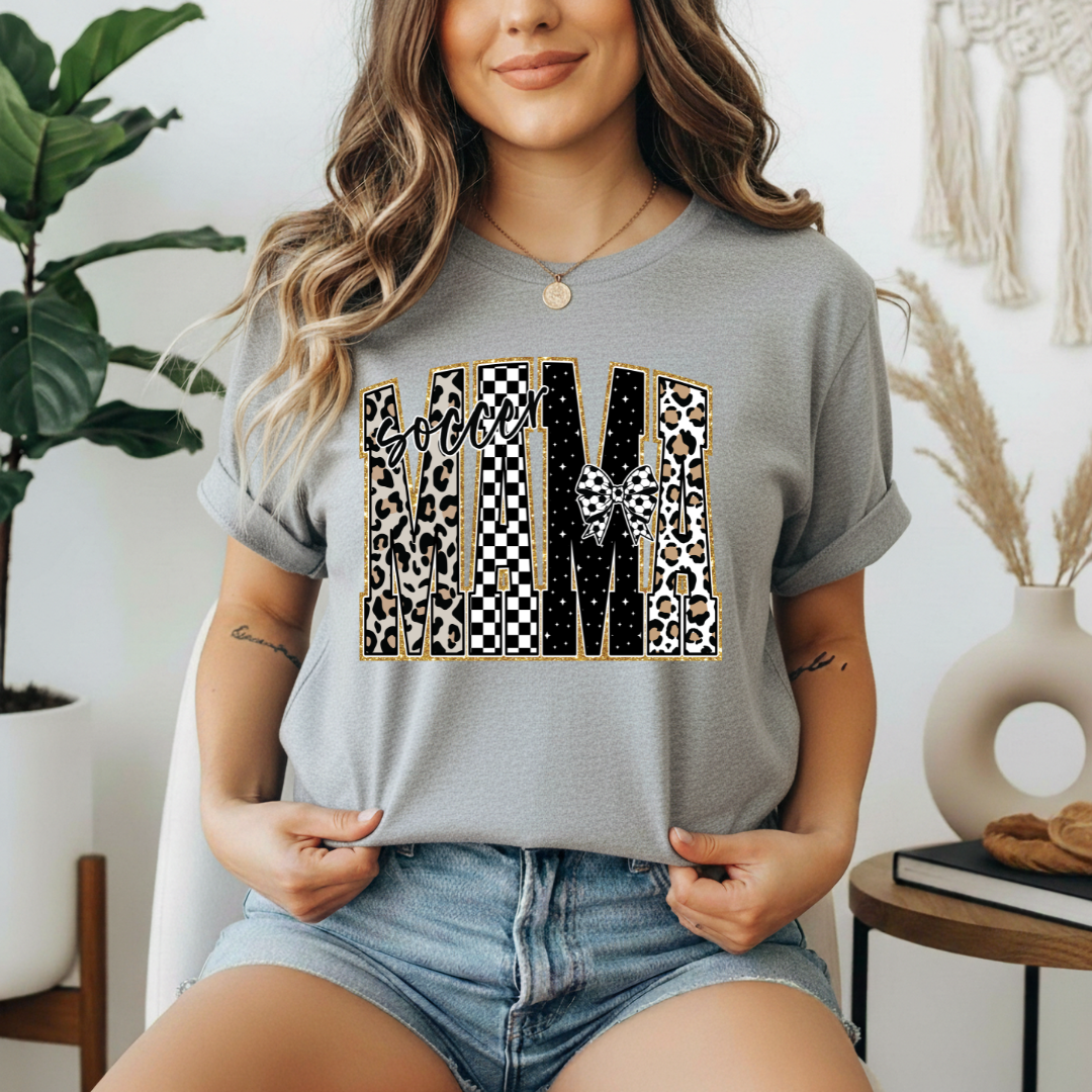 Leopard Soccer Mama