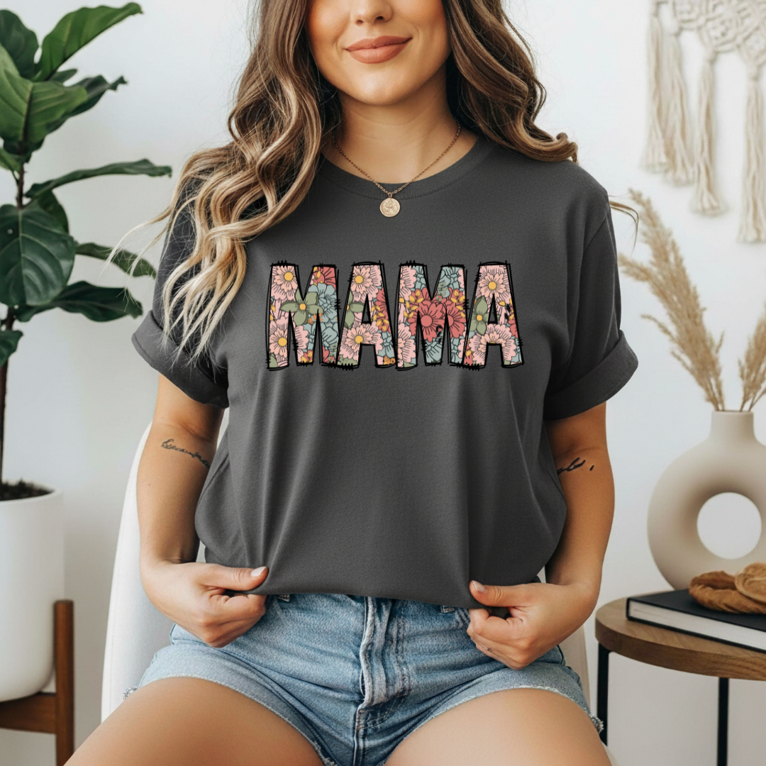 Retro Floral Mama